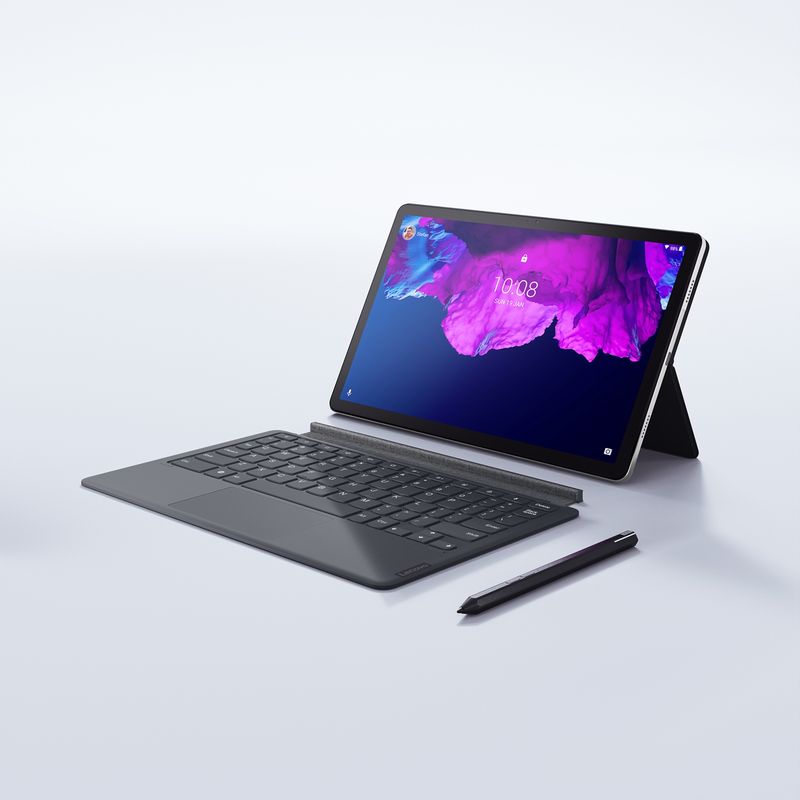 LENOVO - Tablet Lenovo P11 6GB-128GB, 11" 2K (Wi-Fi + Ranura SIM) Teclado y Lápiz
